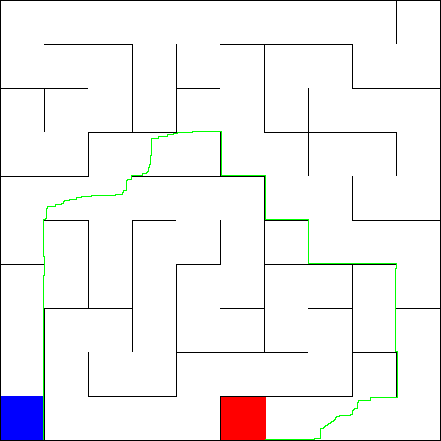 Sample Maze 1 Solved